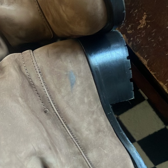 Salvatore Ferragamo Calf Suede shearling boots size 7.5 - Picture 12 of 12